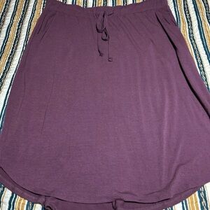 Zenana Outfitters Purple/eggplant Skirt